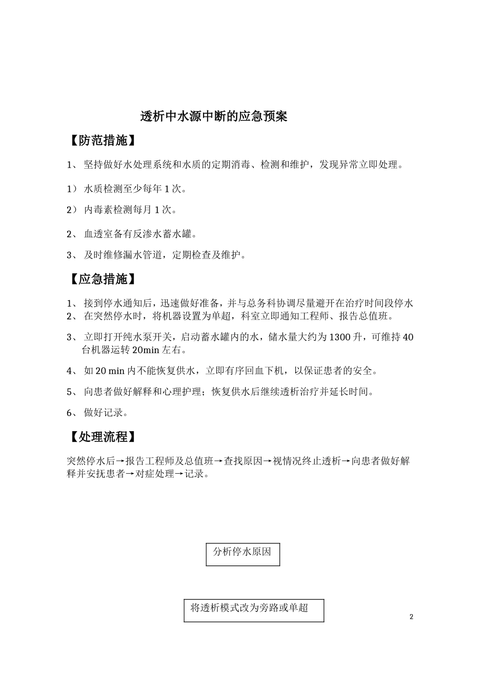 血液透析风险预案_第2页