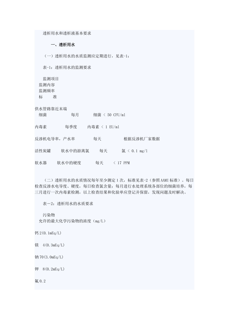 血液透析用水及透析液标准_第2页