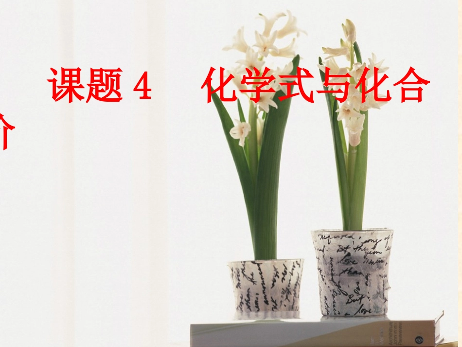 课题4化学式与化合价_第1页