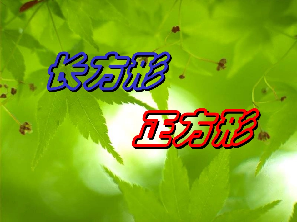 长方形和正方形的认识 (2)_第2页