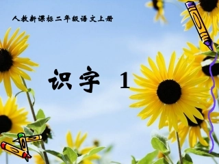 二语上册《识字1》