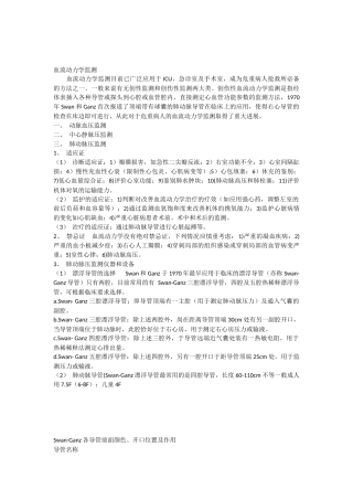 血流动力学监测(1)