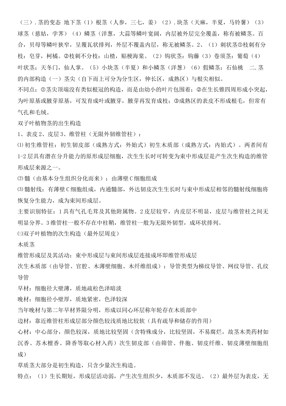 药用植物学重点_第3页