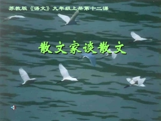 《散文家谈散文》课件1