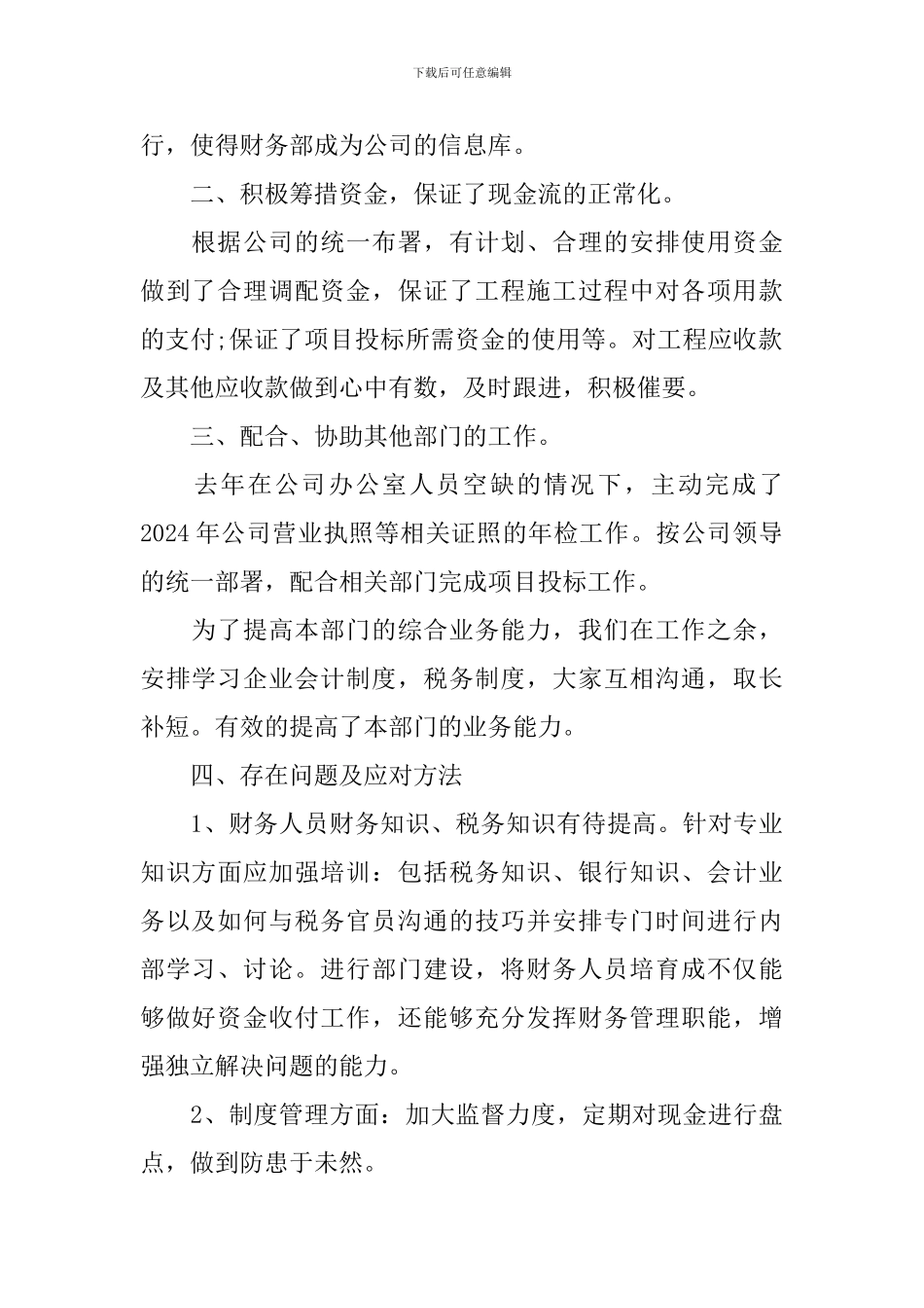 2020财务总监工作总结_第2页