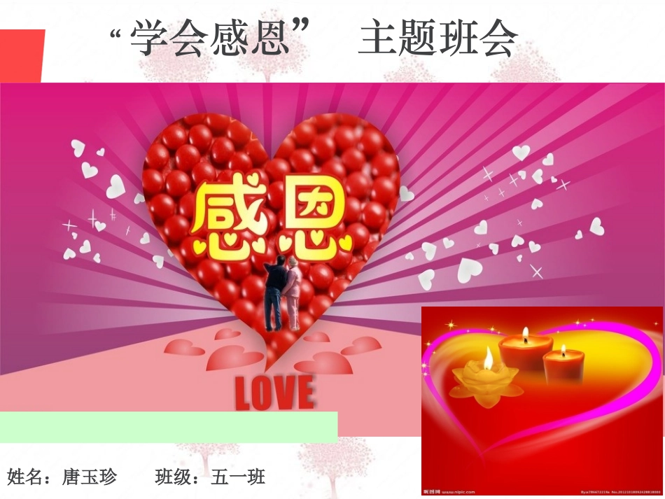 五一班主题班会说课课件_第1页