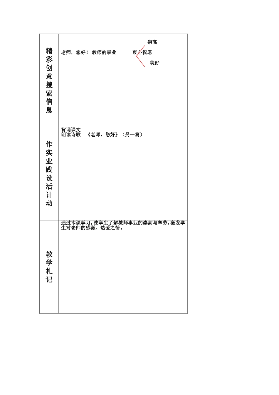 《老师，您好！》的教学设计_第2页