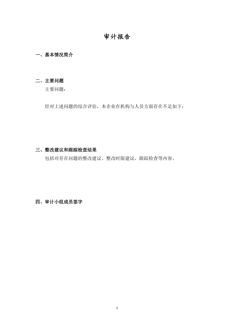 药品机构与人员审计模板_第2页