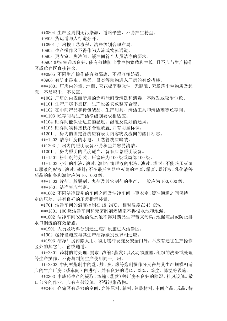 药品GMP认证检查项目3_第2页