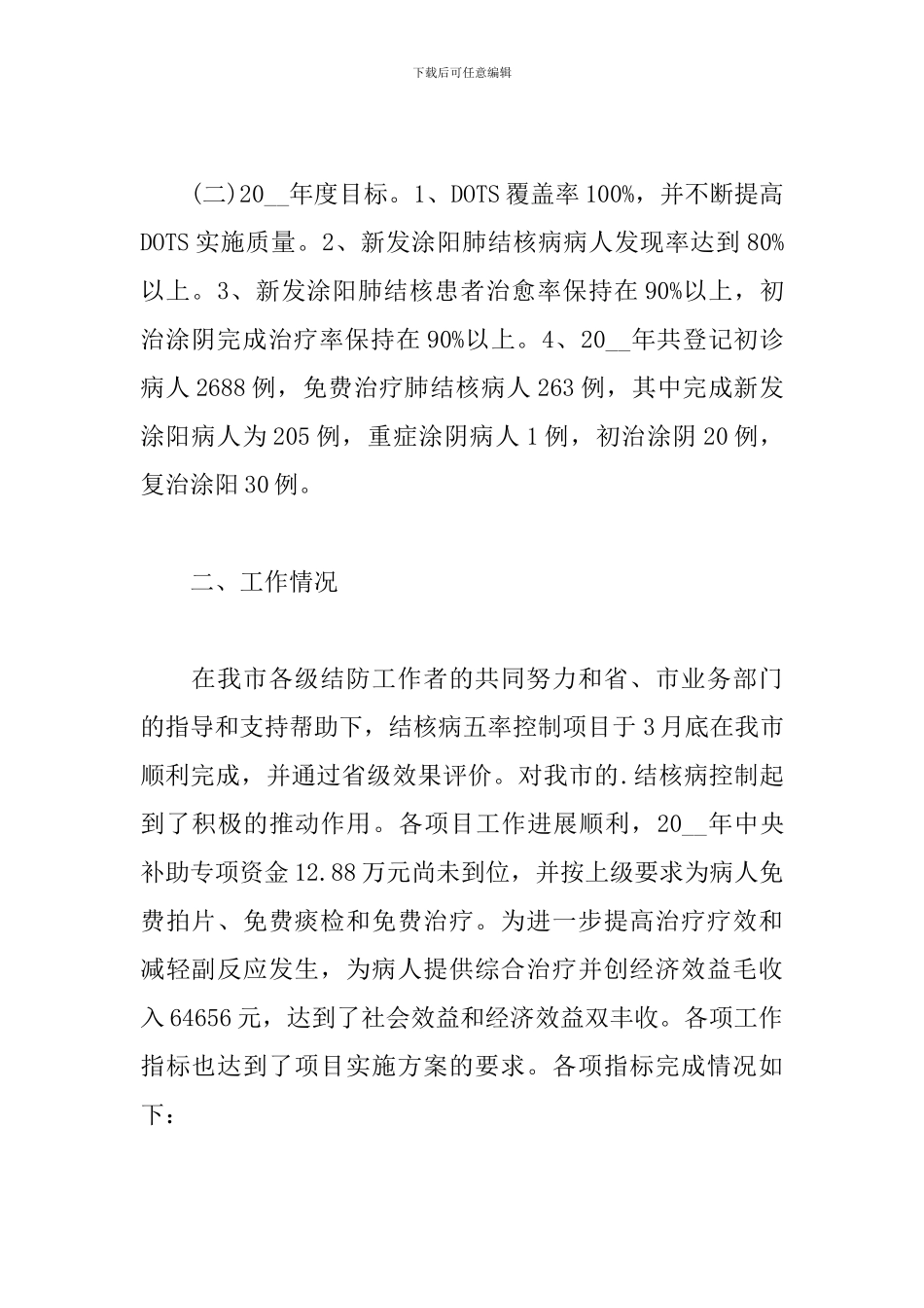 2024结核病防治工作总结_第2页