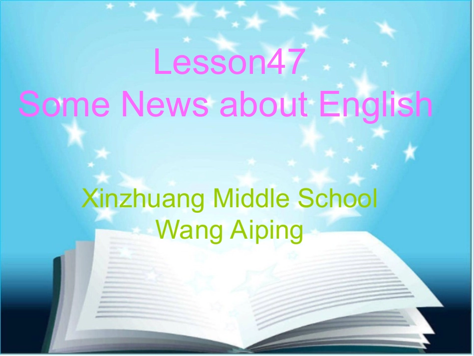 冀教版八年级英语（上）Unit5课件_第1页