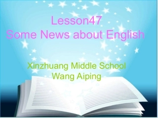 冀教版八年级英语（上）Unit5课件