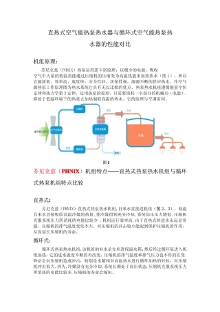 芬尼克兹直热式和循环式对比分析