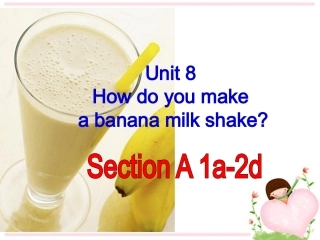 八年级英语上册Unit8SectionA1