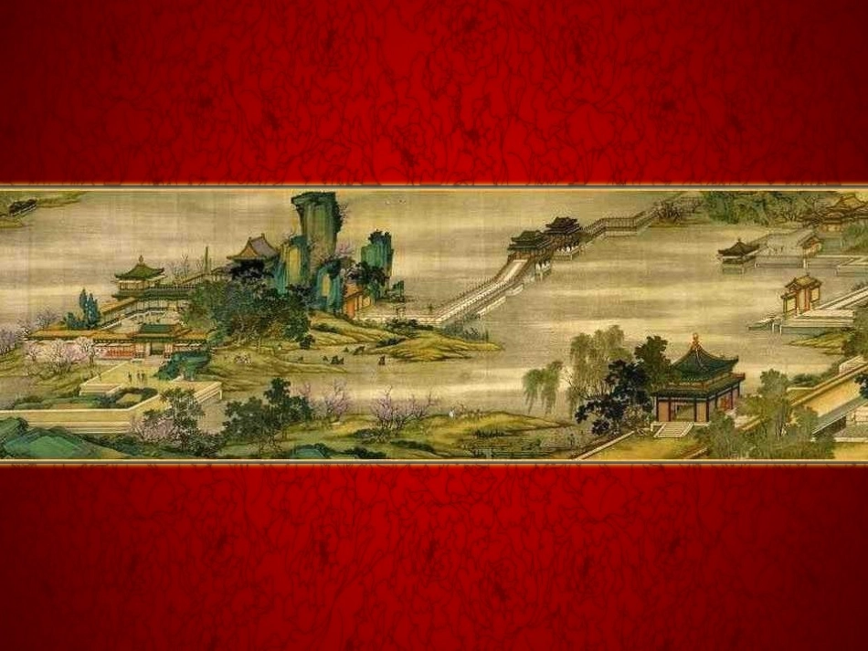 清明上河图中国风古典模板_第1页