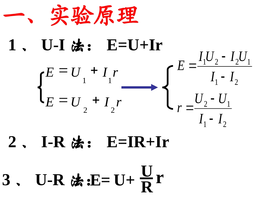 测定电池的电动势和内阻_第2页
