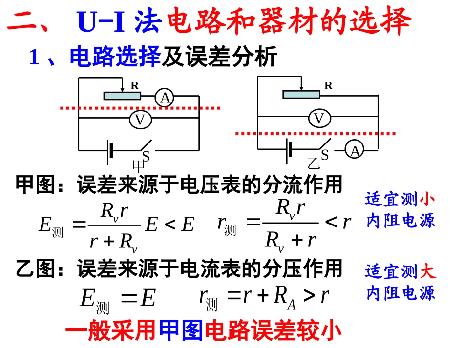 测定电池的电动势和内阻_第3页
