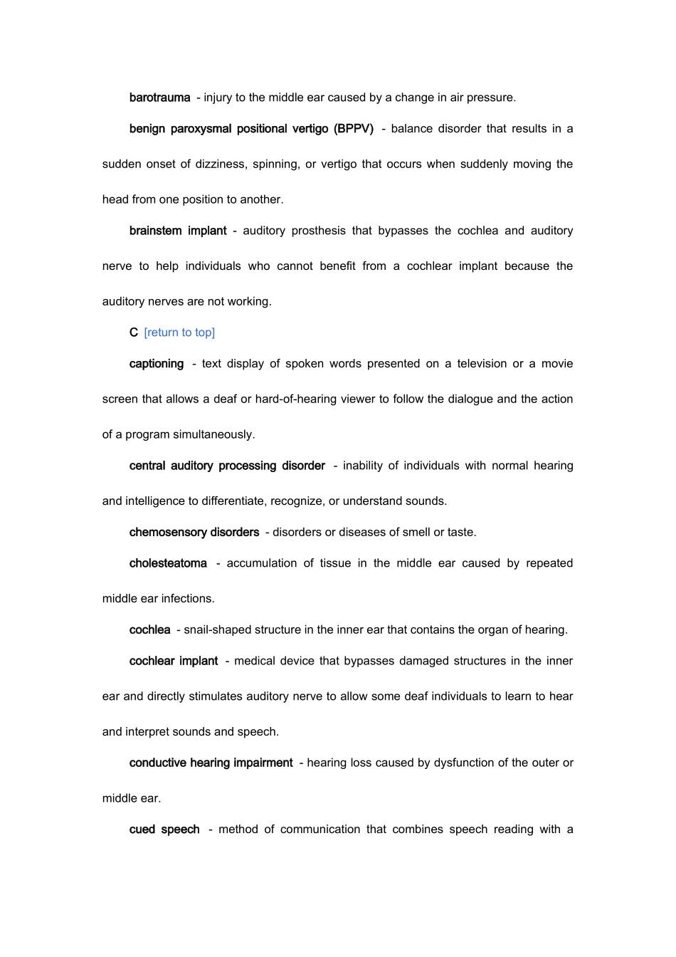 耳鼻咽喉科医学英语术语表(Glossary of Otolaryngology)_第3页