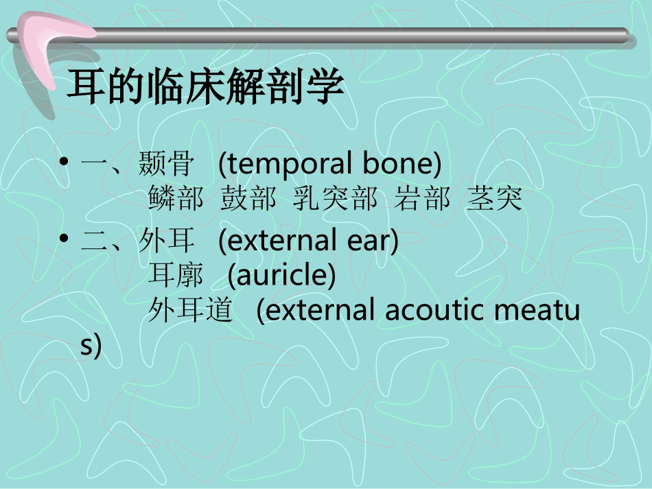 耳的临床解剖学_第1页