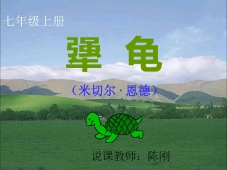 犟龟说课课件