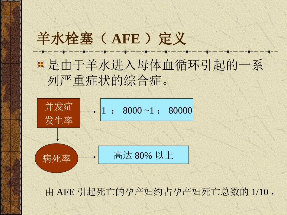 羊水栓塞的急救与处理_第1页