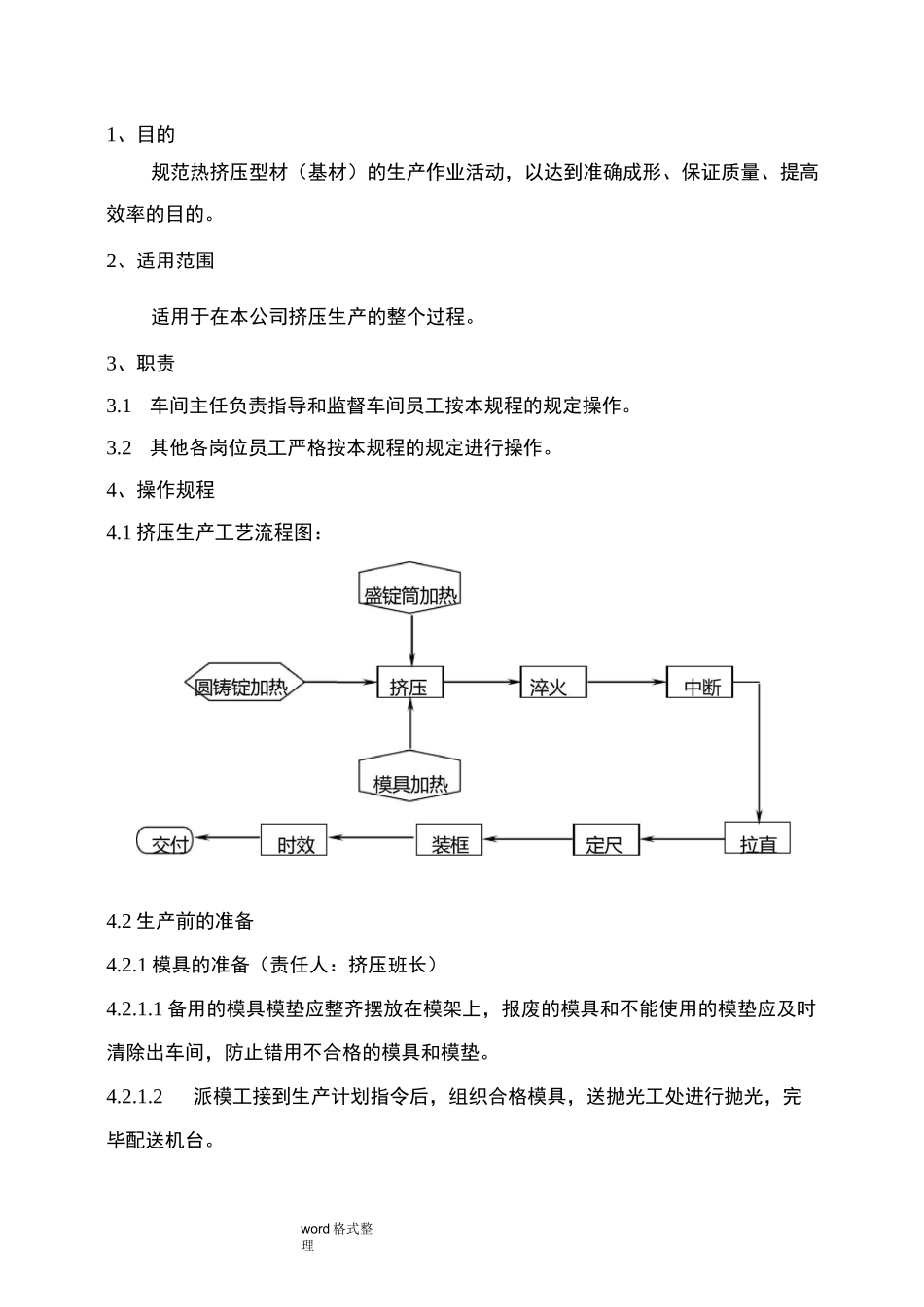 挤压车间工艺操作规程完整_第1页