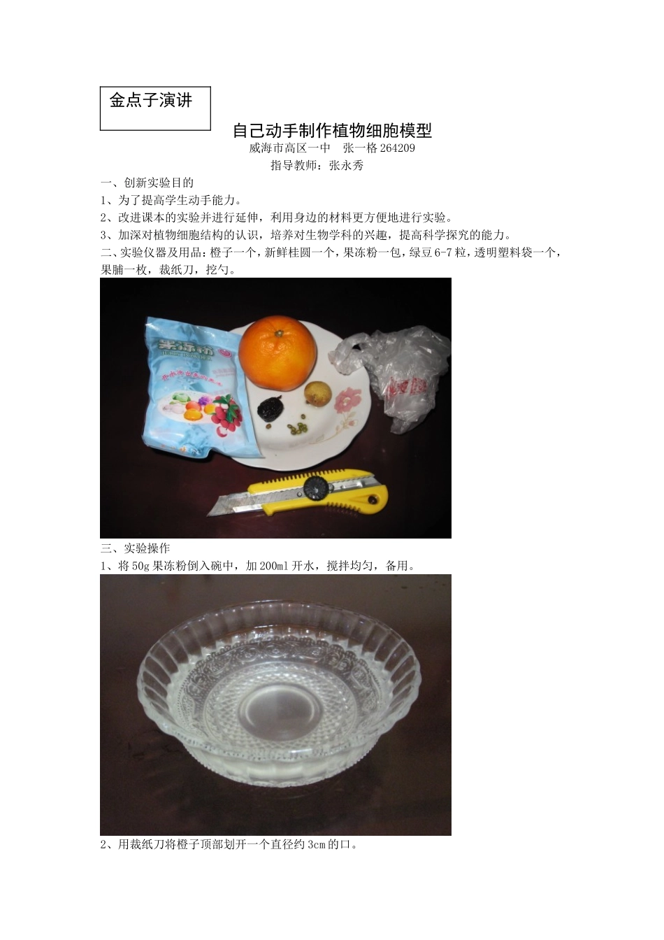 细胞模型制作创新_第1页