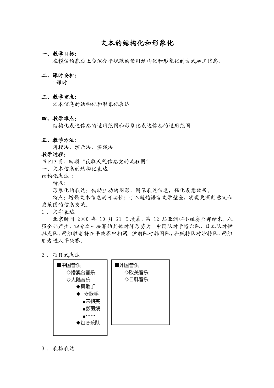 文本的结构化和形象化教学设计与教学反思_第1页