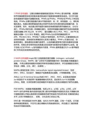 细胞信号通路大全