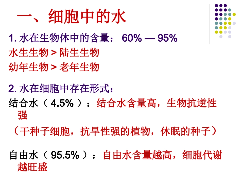 细胞中的水与无机盐(终极版)_第2页