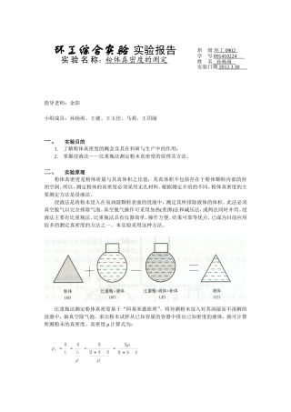 粉体真密度的测定