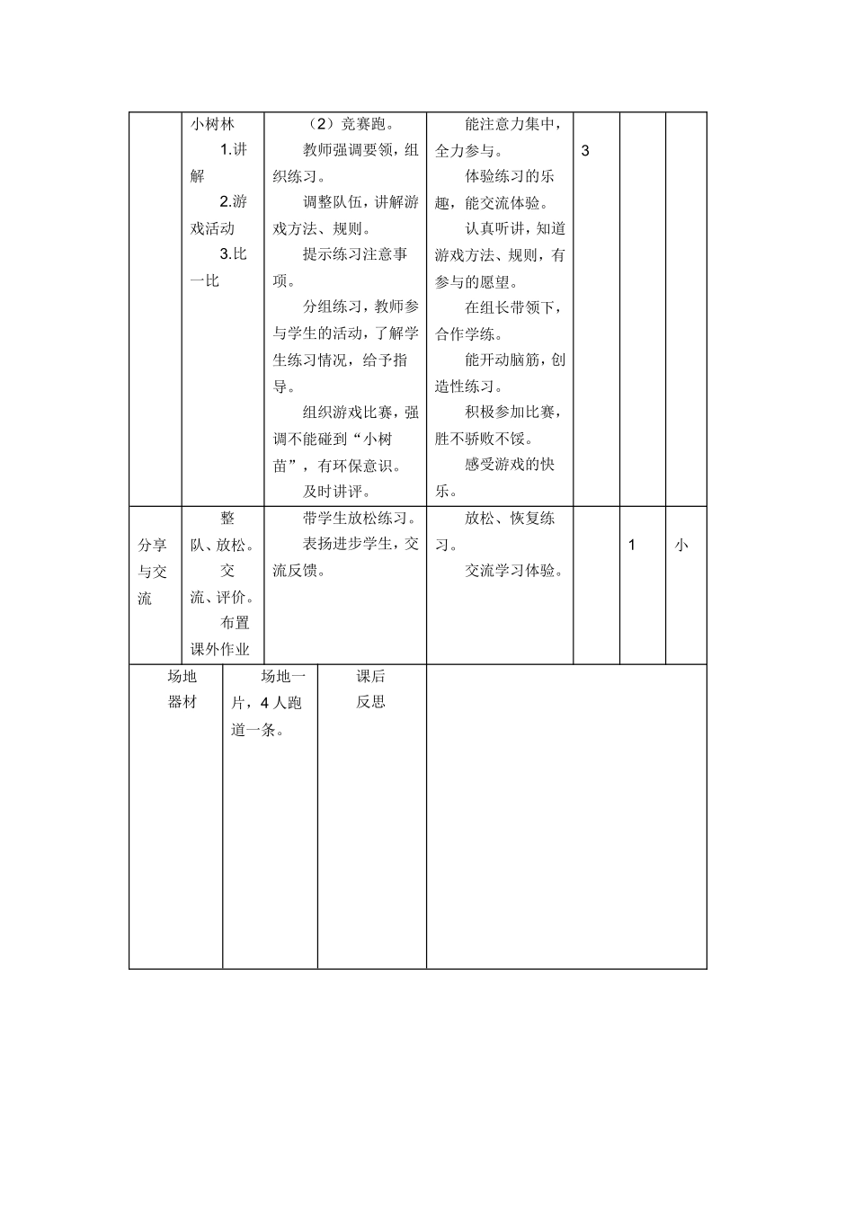 跑：50米快速跑游戏：穿过小树林_第2页