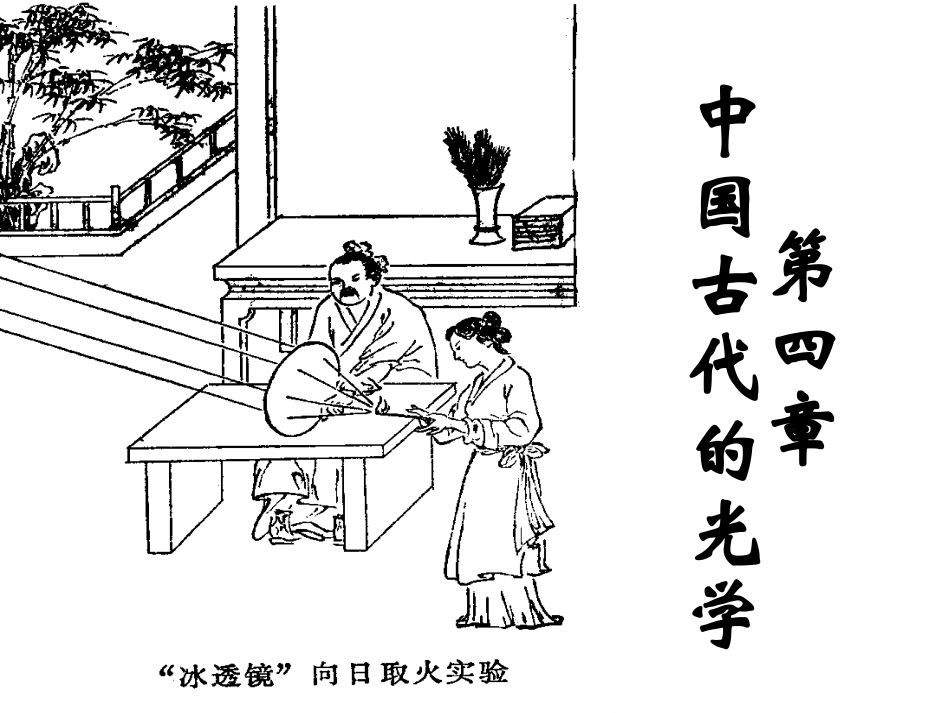 第四章 中国古代光学_第1页