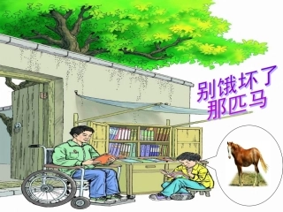 《别饿坏了那匹马》教学课件 (2)