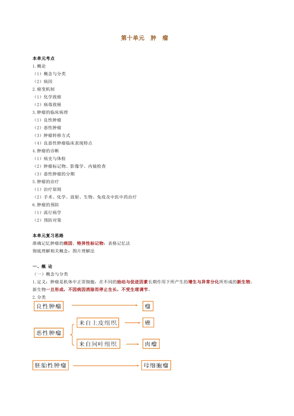第十单元 肿 瘤_第1页