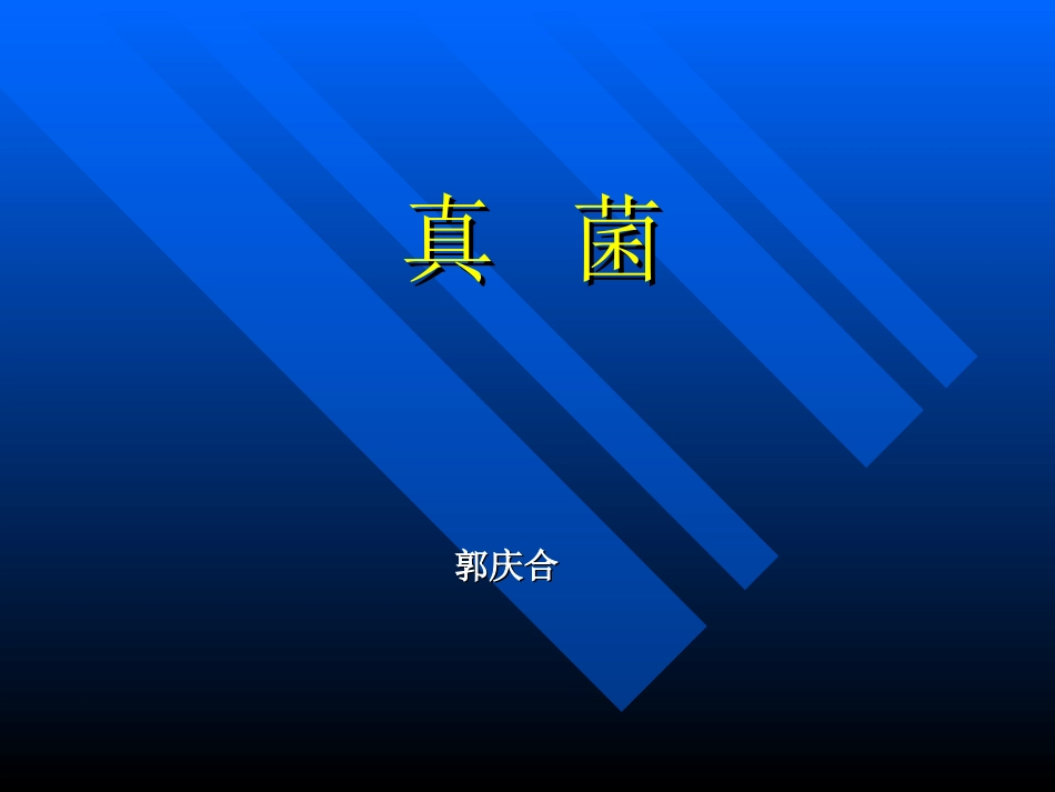 第十九章 真菌_第1页