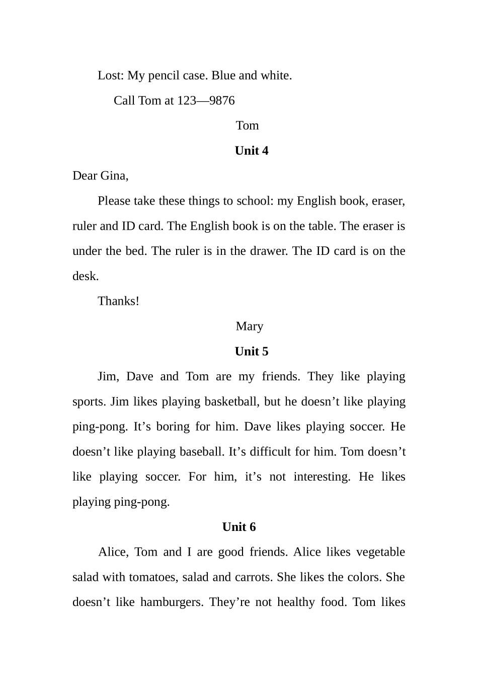 配套练习书面表达_第2页