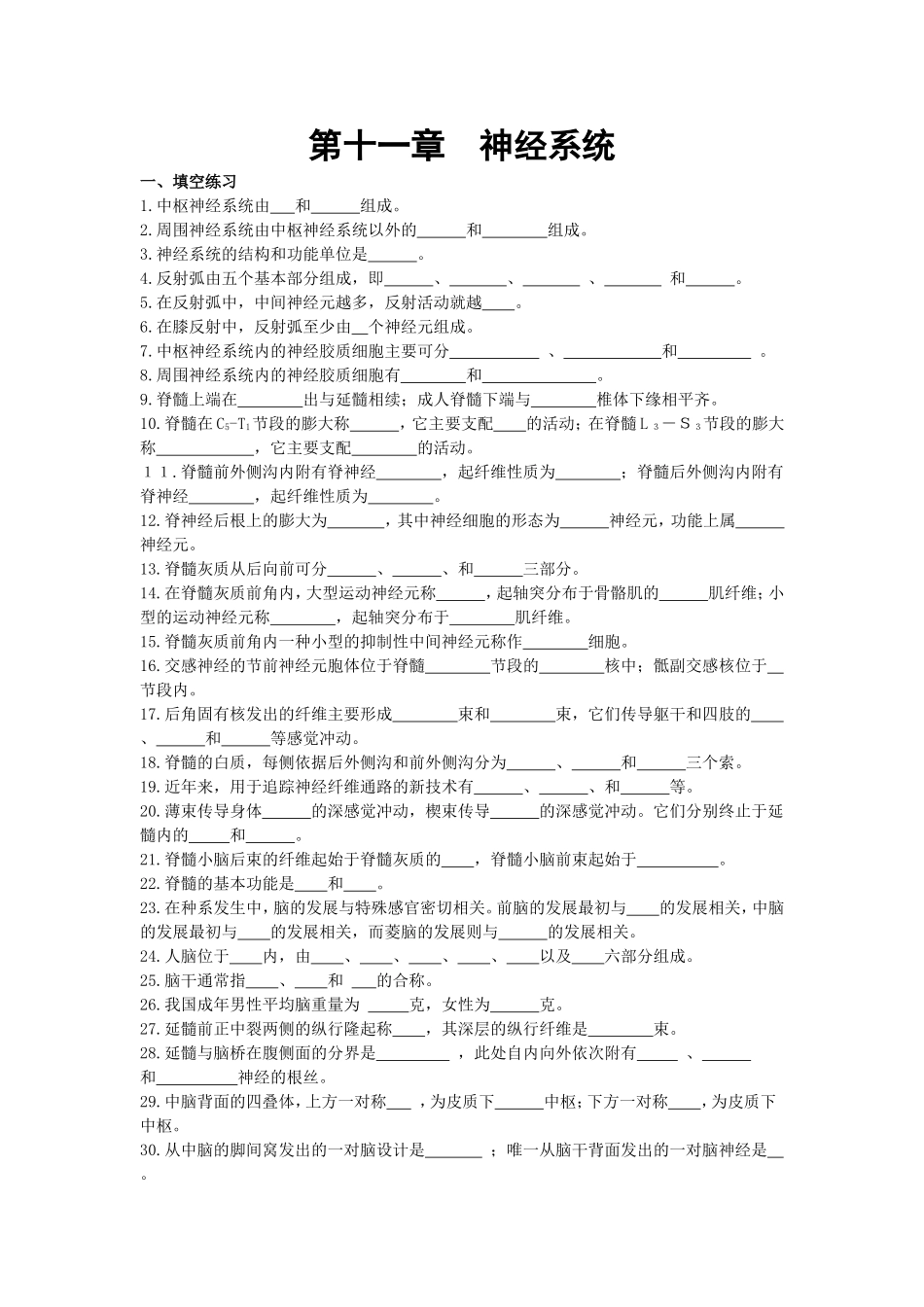 第十一章  神经系统_第1页