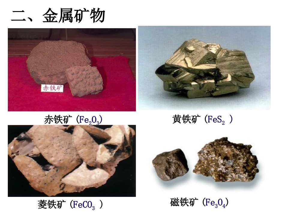 金属矿物与冶炼课件_第3页