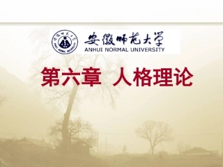 第六章 人格理论