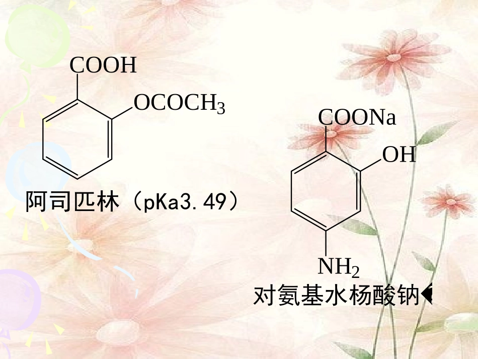 第六章  芳酸及其酯类药物_第3页