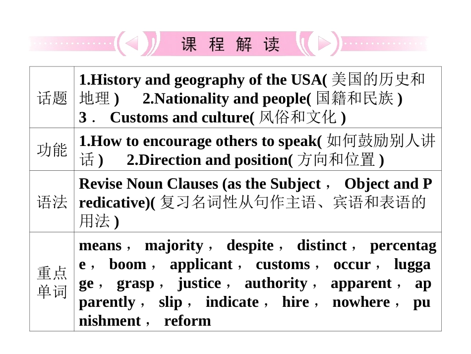 2012高考英语人教版一轮复习资料选修8Unit1Alandofdiversity_第3页