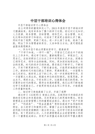 中层干部培训心得体会_5