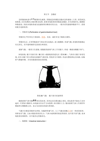 第五节急腹症