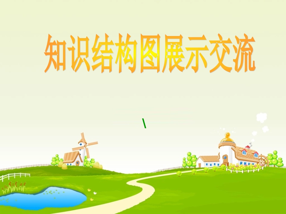 六年级英语知识结构图_第1页