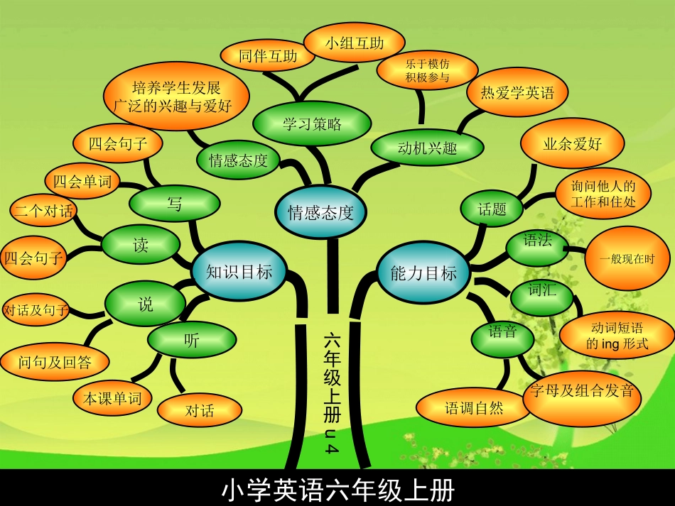 六年级英语知识结构图_第2页