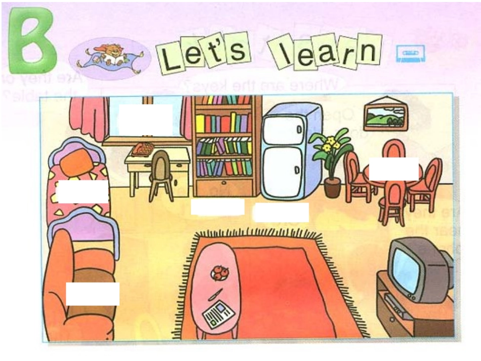 人教版小学英语四年级上册Unit4B_Let's_learn_第3页