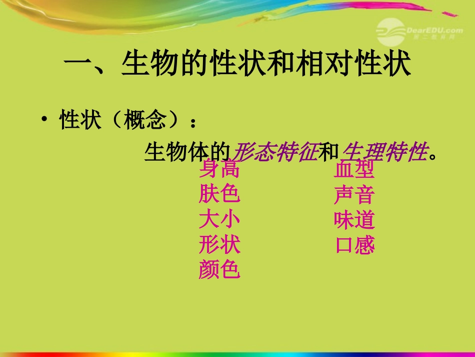 遗传和变异现象的教学课件_第3页