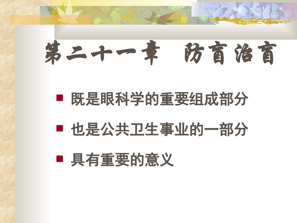 第二章 防盲治盲_第1页