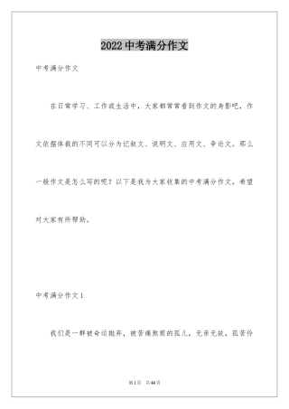 2024中考满分作文_52